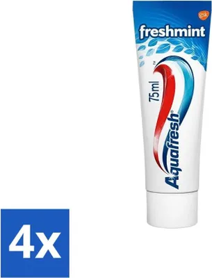 Produktbild von Aquafresh Zahnpasta Freshmint Frischer Atem 75 ml - Vorteilspack - 4 Stücke