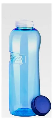 Produktbild von 1 Liter Trinkflasche aus Tritan mit Sportdeckel / Wasserflasche / BPA-frei
