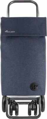 Obrázek produktu pro Rolser Sbelta Tweed, Taška na kolečkách, Černá, Tmavě modrá, Hliník, Polyester, 50 kg, Jednobarevný, 4 kolo/kola