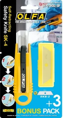 Produktbild von SK-4/SKB2 Sicherheitsmesser + Scheide, 3 Klingen