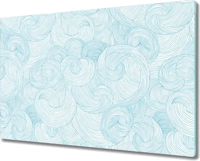 Produktbild von Glas-Herdabdeckplatte Glaskeramikkochfeld-Abdeckung Spritzschutz - 80x52 cm - Mohnblumen Aquarell
