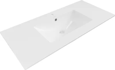 Immagine prodotto di Mexen Atena lavabo da incasso in piano 101 x 46 cm, bianco - 25011000