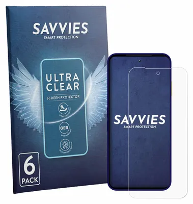 Produktbild von 6x Für Fairphone 6 Plus Schutzfolie Savvies Displayschutz Display Schutz Folie Klar Transparent
