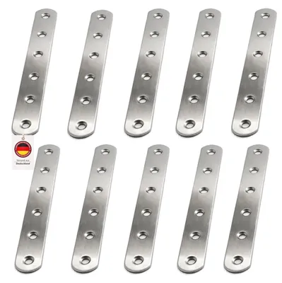 Produktbild von HOOZ 10er Set Holzverbinder aus Edelstahl mit der Größe 160 mm