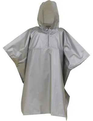 Produktbild von Yoko - "Promo" Regenponcho für Herren/Damen Uni, Signalkleidung LT5548 (L) (Silber)