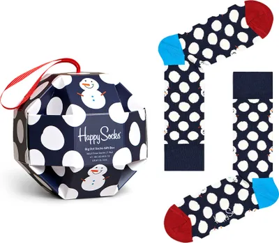 Zdjęcie produktu dla 41-46|Happy Socks Big Snowman zestaw prezentowy skarpetki 1 para XBDS01-6500