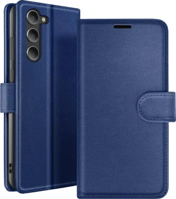 Immagine prodotto di Zanaé, Custodia portacarte per Galaxy S23 con chiusura magnetica e scomparto per carte, blu notte