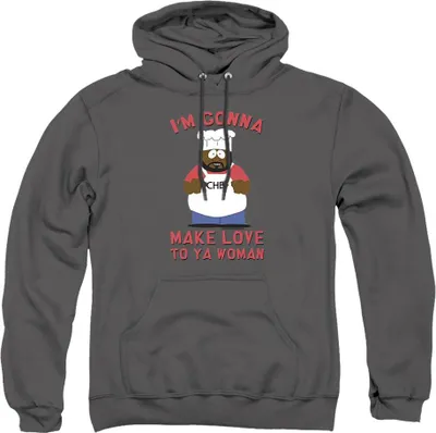Immagine prodotto di South Park - Felpa con cappuccio "Make Love" per uomo/donna Unisex TV23414 (S) (Charcoal)