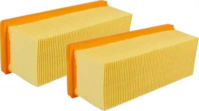 Produktbild von vhbw 2x Flachfaltenfilter Ersatz für Kärcher 6.414-498.0 für Staubsauger