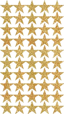 Produktbild von Sticker "Sterne gold", 200 Stück