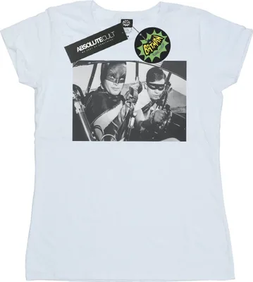 Produktbild von DC Comics - "Batman TV Series Ready For Action" T-Shirt für Damen BI48382 (M) (Weiß)