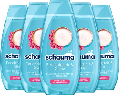 Produktbild von SCHAUMA Shampoo 400 ml Feuchtigkeit & Glanz, 5x 400 ml