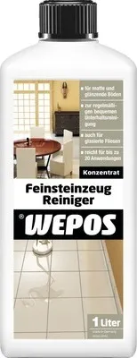 Produktbild von Feinsteinzeug Reiniger & Pflege Wepos 1 l