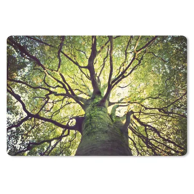Produktbild von MuchoWow® Mauspad Mousepad Beruhigende Zweige eines grünen Baumes 27x18 cm - Mousepads - Maus Mat - Pad - Mausunterlage - Büroartikel - Desk Matten