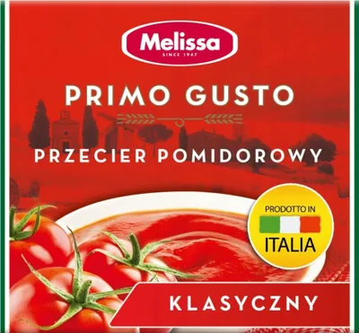 Obrázok produktu pre Przecier pomidorowy gładki bez konserwantów 500 g