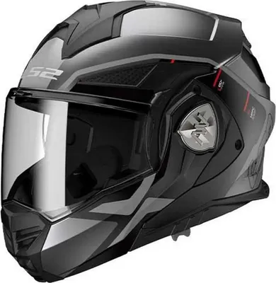 Produktbild von Reversibler Modularer Helm LS2 FF901 ADVANT-X Metryk Mattes Titan größe L
