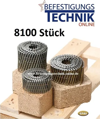 Produktbild von EPAL Coilnägel 3,0x40mm Ring für EURO Paletten Bostitch Nagler N70CB-1-E IC70-1-E 8,1M H