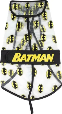 Produktbild von Regenmantel für Hunde Batman Durchsichtig Schwarz S
