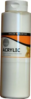 Produktbild von Daler Rowney Simply Acrylfarbe White 750 ml 1 Stck