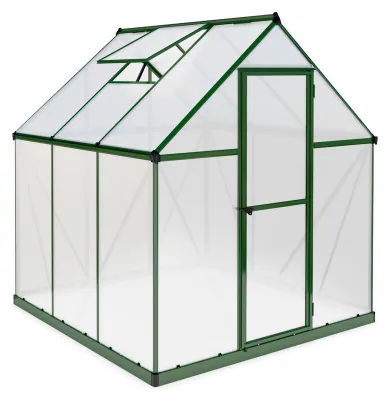 Produktbild von Palram - Canopia Aluminium Gewächshaus Mythos 66 Grün 186x185x208 cm