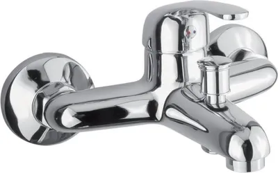 Produktbild von Mereo Wand-Wannenbatterie, Lila, 100 mm, ohne Zubehör, Chrom