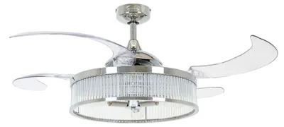 Obrázok produktu pre Stropný ventilátor Fanaway Corbelle chróm 122 cm s osvetlením a diaľkovým ovládaním