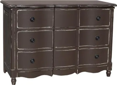 Obrázek produktu pro Casa Padrino Barokní komoda se 3 zásuvkami 130 cm - secesní nábytek ve venkovském stylu - masivní dřevo