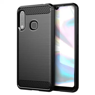 Immagine prodotto di Cadorabo custodia per Samsung Galaxy A70e in TPU nero protettivo custodia cover telefono cellulare