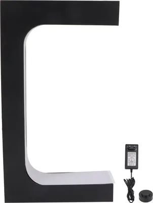 Obrázek produktu pro Levitující stojany na boty s 16 světelnými barvami 12V 3A magnetický stojan na boty pro tenisky Černá zástrčka EU 100-240V