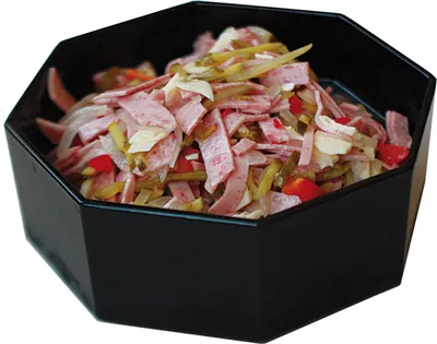 Produktbild von Schweizer Wurstsalat hausgemacht vom Landmetzger aus Bayern, ca. 300g