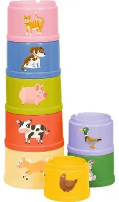 Produktbild von Stapelbecher Bauernhof - Spiegelburg Min