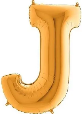 Immagine prodotto di Palloncino gonfiabile lettera J oro 102 cm