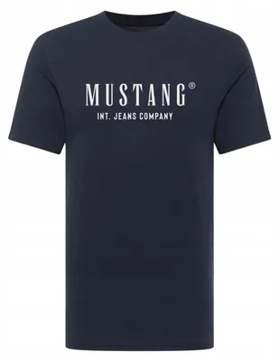 Obrázok produktu pre Mustang | Tričko Alex Herren, voľný strih, modrá farba, materiál: bavlna, veľkosť L