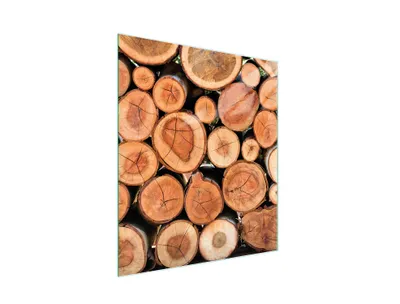 Image de Planche à découper en verre 45x52 bois