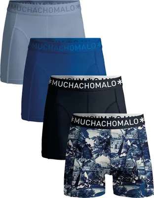 Produktbild von Muchachomalo Herren Boxershorts – 4er Pack – Baumwolle Stretch – Bequeme Unterwäsche – Größe XXXL - U-OUTLT1010-386
