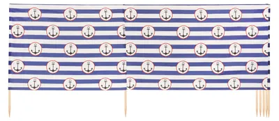 Produktbild von Ladeheid Strand Windschutz Sichtschutz LAEX001 (Streifen/Anker-8, 5 m)