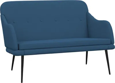 Obrázok produktu pre vidaXL Lavica modrá 110x76x80 cm Látka
