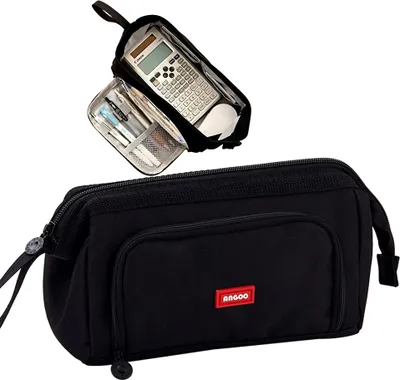 Immagine prodotto di Organizer per matite TUBA, nero, poliestere, 22x12x9,5 cm