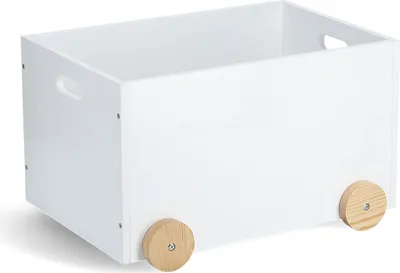 Zdjęcie produktu dla Zeller Present 13508, Pudełko do przechowywania zabawek, Biały, Drewno, Wolnostojący, Chłopak, dziewczyna, Monochromatyczny, Prostokątny