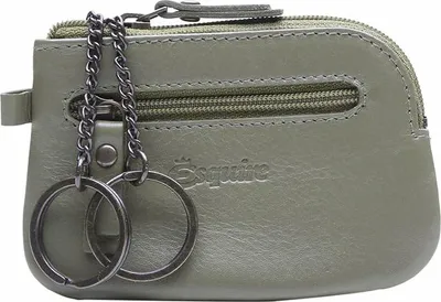 Image de Esquire Cuir étui à clés Peru Key Case Olive