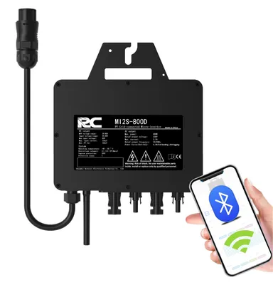 Micro-Wechselrichter 800 W, MPPT, WiFi, 26-60 V DC, ohne Kabel