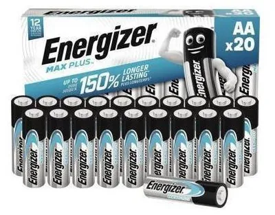Produktbild von Batterie Alkaline, Mignon, AA, FR06, 1.5V Max Plus, Retail Blister (20-Pack)