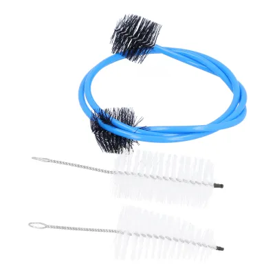 Image de Kit de nettoyage pour trompette,Brosse embouchure trompette,Brosse valve trompette,Brosse flexible trompette,Accessoires trompette,Outil de maintenance instrument de musique