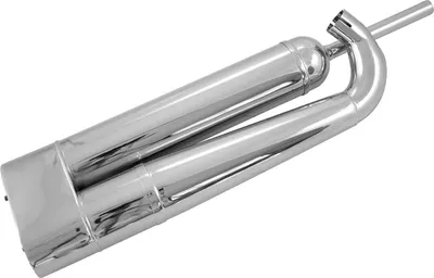 Produktbild von Auspuff zweiteilig, verchromt - für TR150