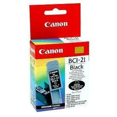 Produktbild von Canon BCI-21, Schwarz, Tinte auf Pigmentbasis