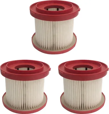 Produktbild von 3x Trade-Shop HEPA-Filter / Staubsaugerfilter kompatibel mit Milwaukee Akku-/Nass-/Trockensauger ersetzt 4931465230 4931404743 49-90-1900 49901900