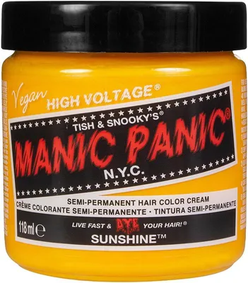 Produktbild von Manic Panic Classic High Voltage, Gelb, Sunshine, Unisex, 118 ml, Alle Haare, Farbspeichernd, Glanz