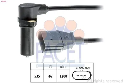 Produktbild von FACET 9.0391 Kurbelwellensensor Impulsgeber für VW Golf IV Schrägheck (1J1)