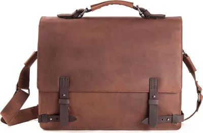 Image de HAROLD'S Cuir serviette mallette Antic Briefcase Nature brun