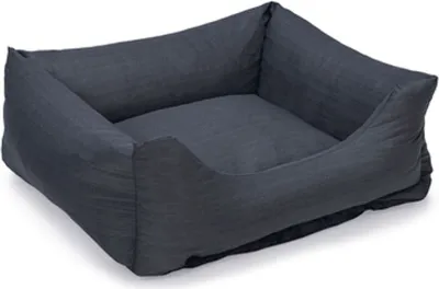 Produktbild von Beeztees Liegebett Sofixa - Hundekorb - Anthrazit - 65x60x20 cm